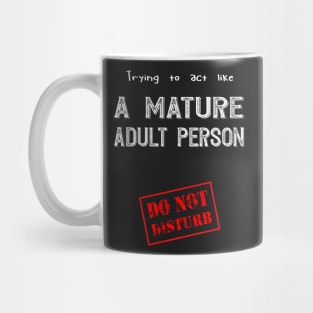 Mature adult person Mug